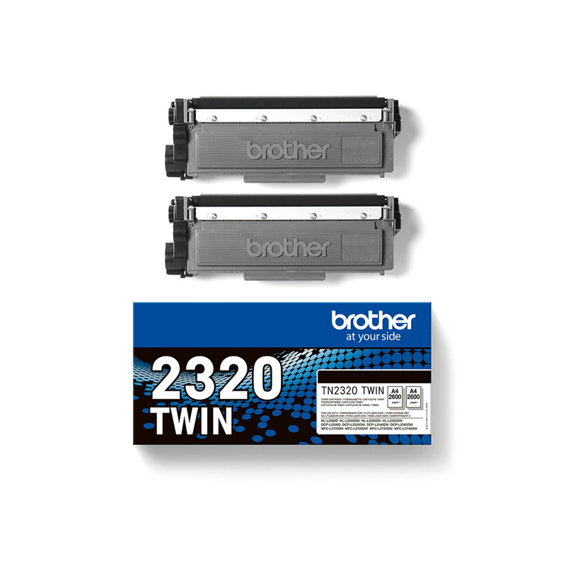 Toner Laser Brother TN-2320 nero Combo 2-pack